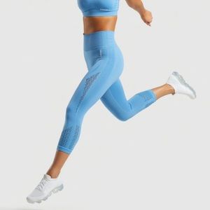 Gymshark “Energy + Seamless Cropped Leggings”
